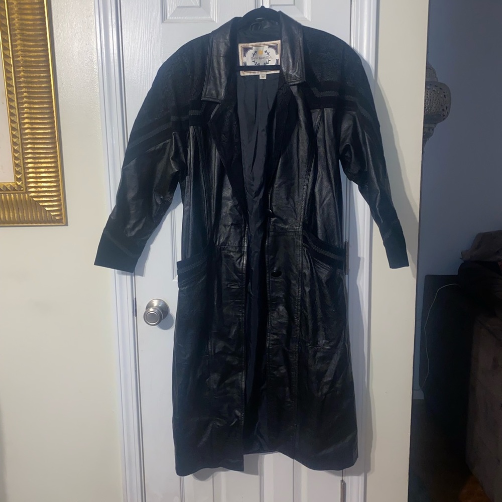 🎃GENUINE LEATHER TRENCH